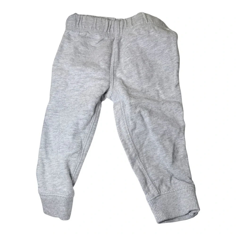 Carter's Baby Boy 9M Vest Pants‎ Jeans 6pc Lot Gray Black Blue Fox Glasses Print